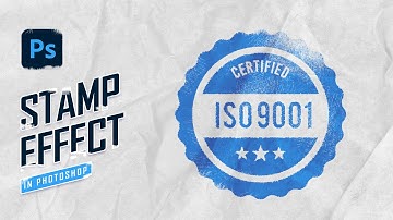 How to create Rubber Stamp Effect in Photoshop | Realistic Rubber Stamp Effect | Photoshop Tutorial