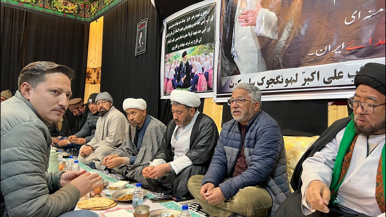 مجلس ترحیم و فاتحہ شھید امام خامنہ ای سلیسکوٹ کرگل