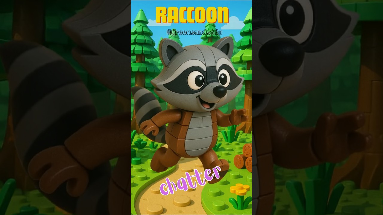 Animal Sounds Song 🎶 A LEGO Animal Sound Rap 🦔🎤 Baby Bat to Baby Scorpion | Fun Sounds Song for Kids