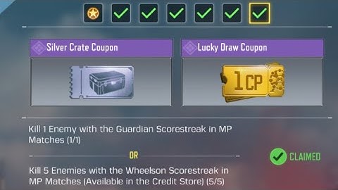 Call Of Duty Mobile Kill 1 Enemy with the Guardian Scorestreak in MP Matches Task Complete