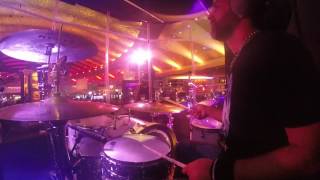 Nothing But a Good Time Drum cam shot at the Hard Rock Biloxi, MS