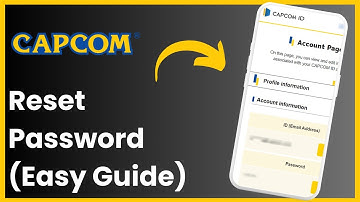 How To Reset Capcom Id Password When You Forgot !