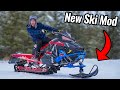 NEW Snowmobile with ONE SKI