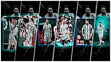 Messi 3D Status xml || 💝 Argentina Status xml file alight motion 🇦🇷📂 || 😍💠New Tranding -xml- 🎟️