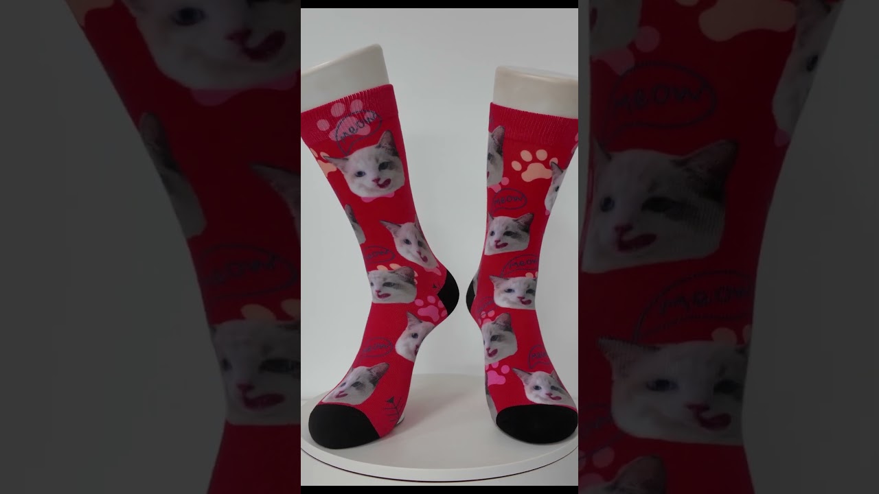 Pet Portrait Socks: Adorable and Stylish!