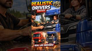 ETS2 Realistic Drivers Mod – Real Life Truckers in Action!