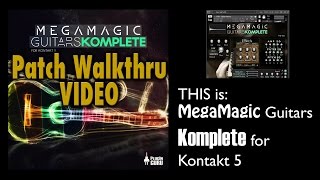 This is MegaMagic Guitars KOMPLETE for Kontakt 5