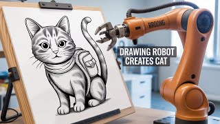 Pen Plotter Creates Beautiful Cat Art in Real Time Wealth