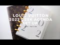 2022 LOUIS VUITTON DESK AGENDA SET UP (feat. The Line)