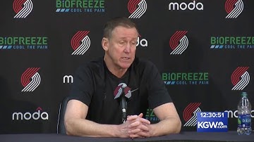 Blazers Media Day 2019 (Neil Olshey and Terry Stotts)