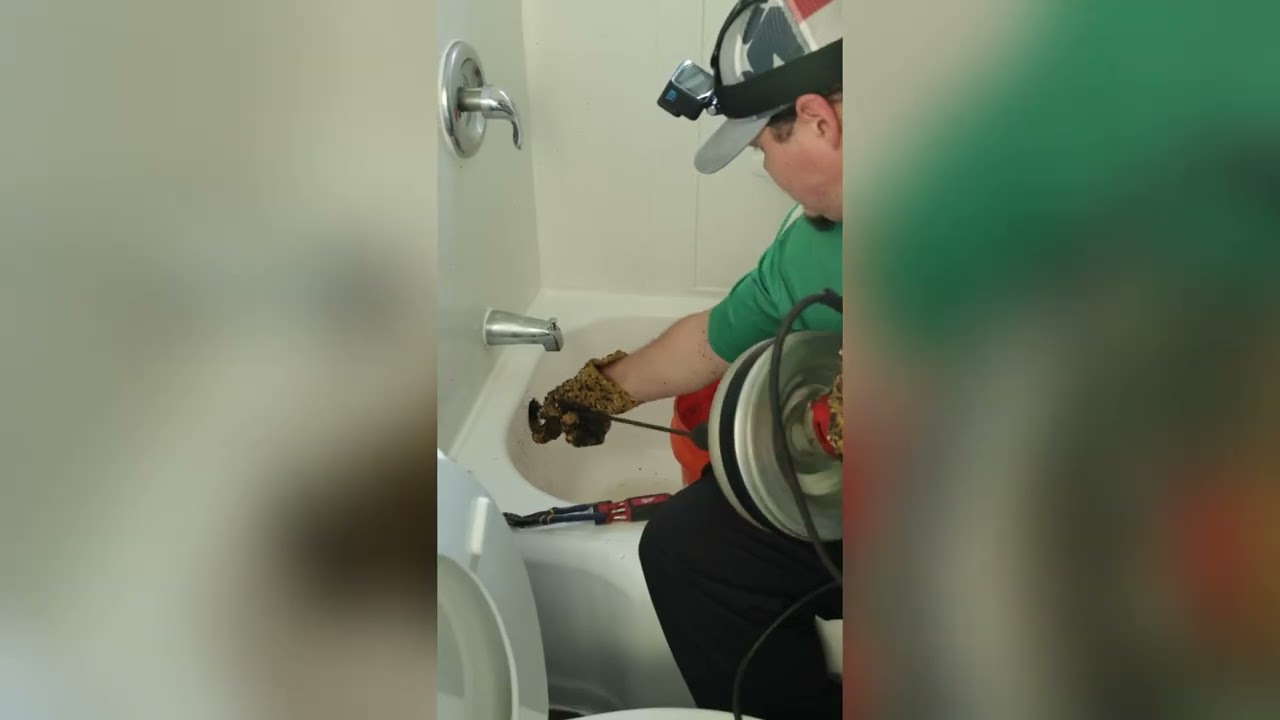 Clearing a Clogged Bathtub Drain in Minutes!