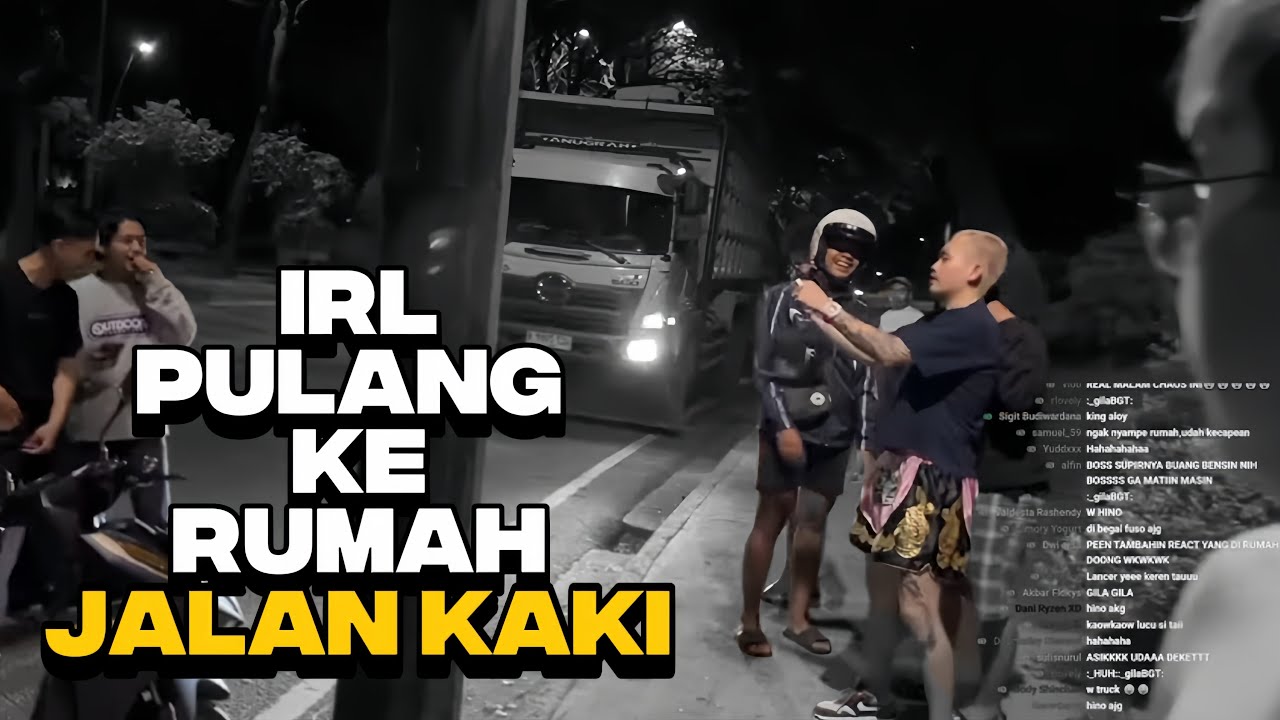 MOMENT AAA CLAN PULANG JALAN KAKI - VIEWERS BAWA TRUK @ybrap #MARAPTHON2