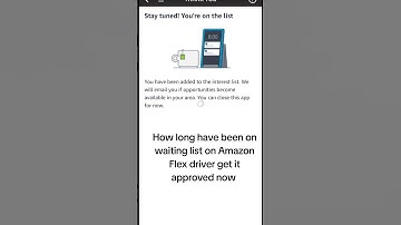 Amazon flex waitlist #waitlist #waitinglist #amazonflex #amazonflexdriver #reactivate