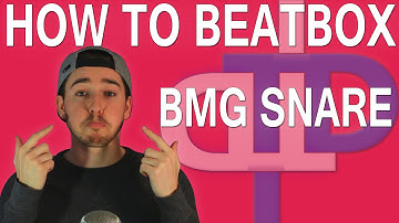 How To Beatbox - Spit Snare (BMG Snare) Tutorial