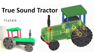 True Sound Tractor - easy to print 3D screenshot 2