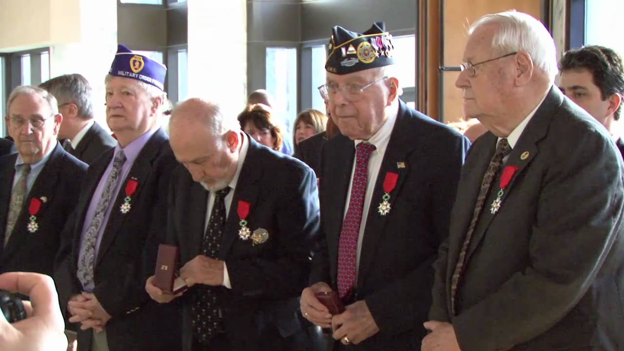 A WWII Veteran is awarded the French Legion of Honor