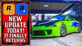 It's FINALLY Back! The NEW GTA Online UPDATE Today! (GTA5 New Update)