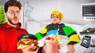 NOTRE PETIT FRÈRE EST TOMBÉ MALADE..ON LUI OBÉIT 24H POUR QU’IL GUÉRISSE PLUS VITE! On casse son lit