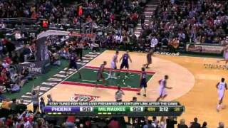 NBA Phoenix Suns Vs  Milwaukee Bucks Highlights Feb 7, 2012 Game Recap