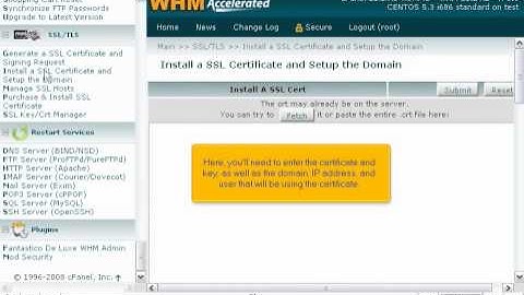 How to install an SSL Certificate in WHM - Canadian Web Hosting