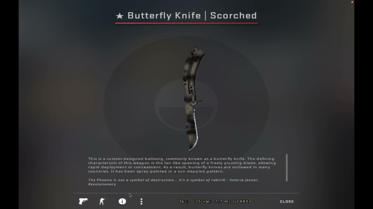 CSGO Getting ★ Butterfly Knife Scorched (FT) !!! YouTube