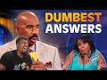 Dumbest answers ever steve harvey is speechless  family feud reaction