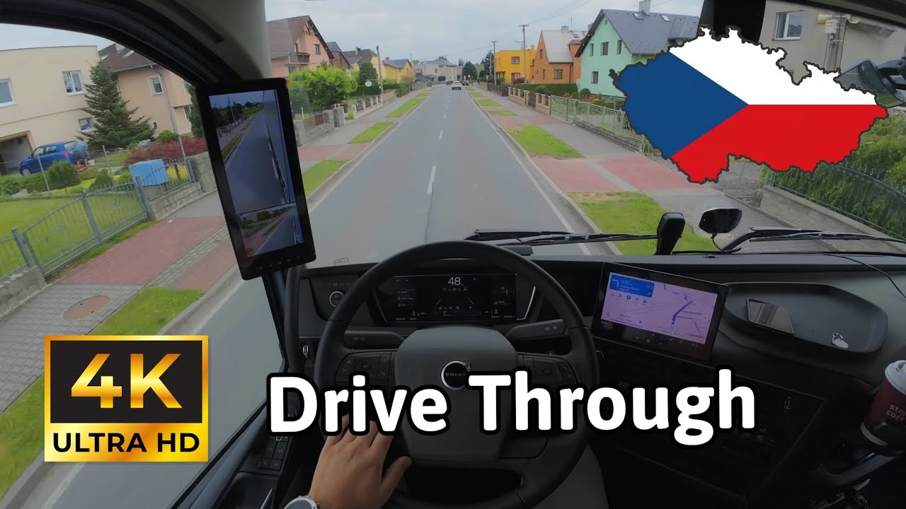 Truck Driver POV to Czechia | VOLVO AERO
