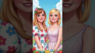 Dakota and Elle Fanning cartoon Edition