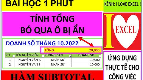 Lỗi tính tổng bỏ qua 1 dòng trong exel