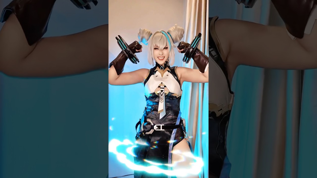 Cosplay transition of me cosplaying as Cloud Strider from Crystal of Atlan! 💥 