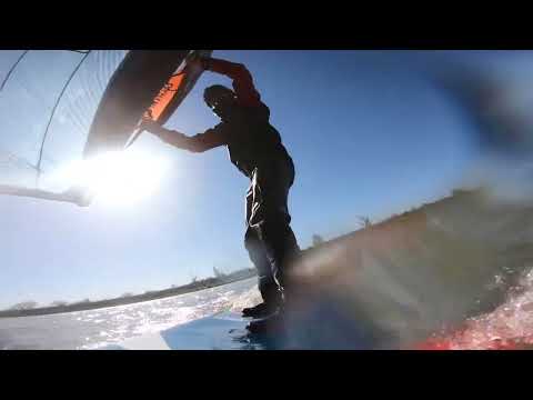 Wing foiling at