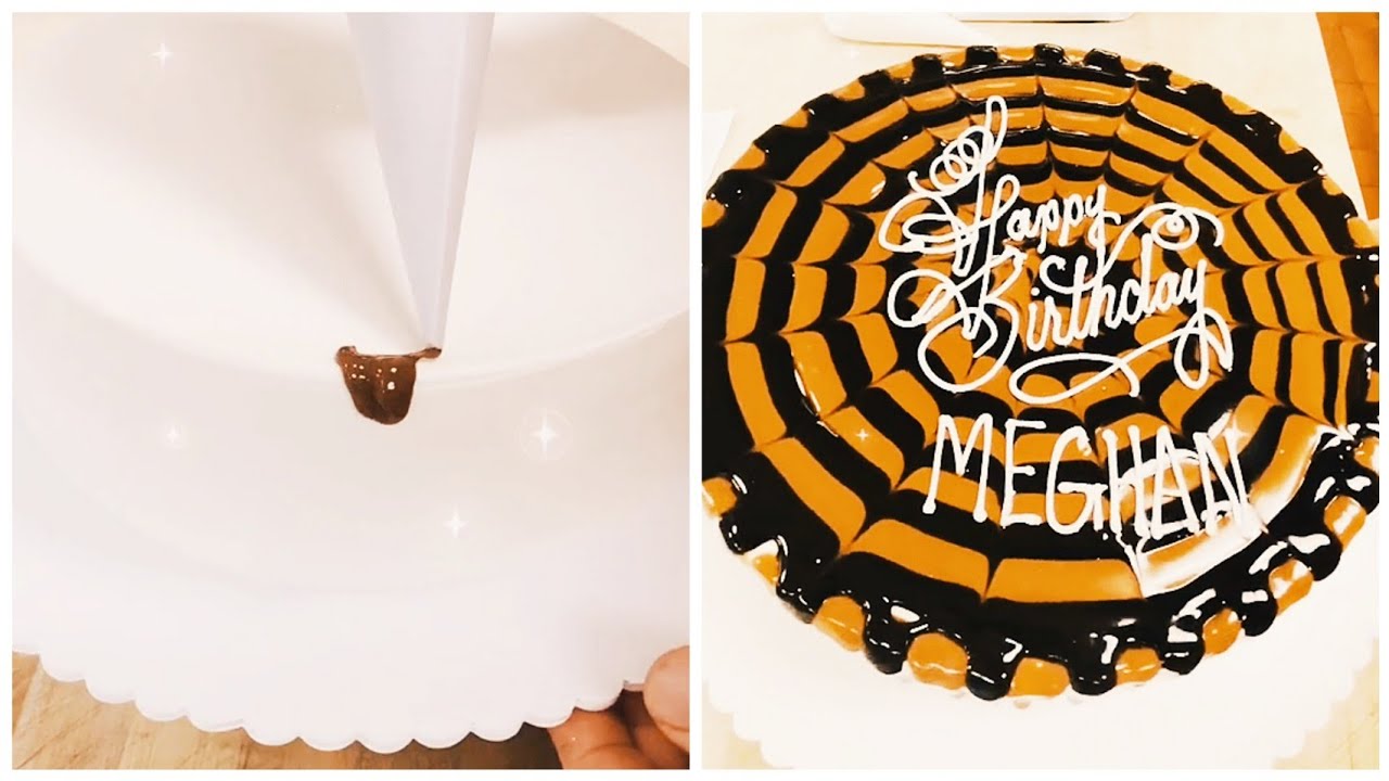 How To Decorate Birthday Cake Easy To Decorate Cake At Home Cake