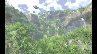 Voxel planet with Sky Master clouds and InfiniGRASS foliage C - Optimized voxel editing