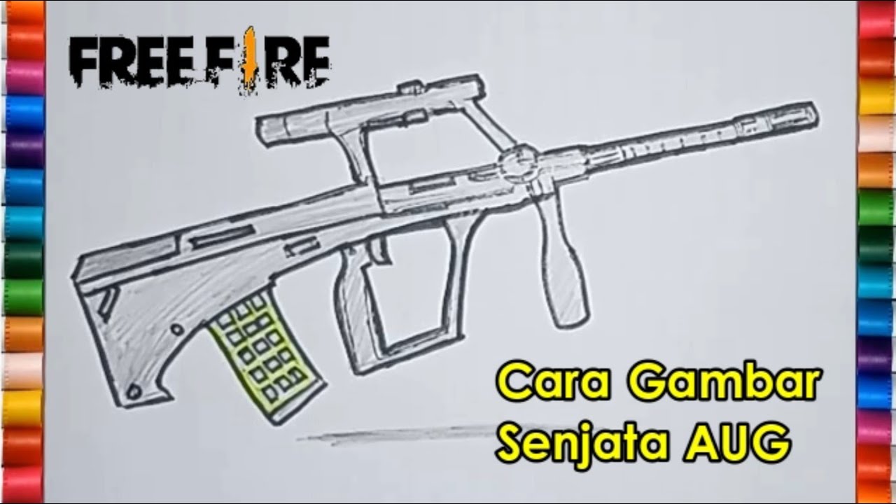 Koleksi 21 Gambar Mewarnai Senjata Free Fire KataUcap