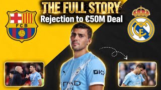 Rodri to Barcelona: The Full Story — From Rejection to €50M Deal 👀| #rodritransferhighlights 