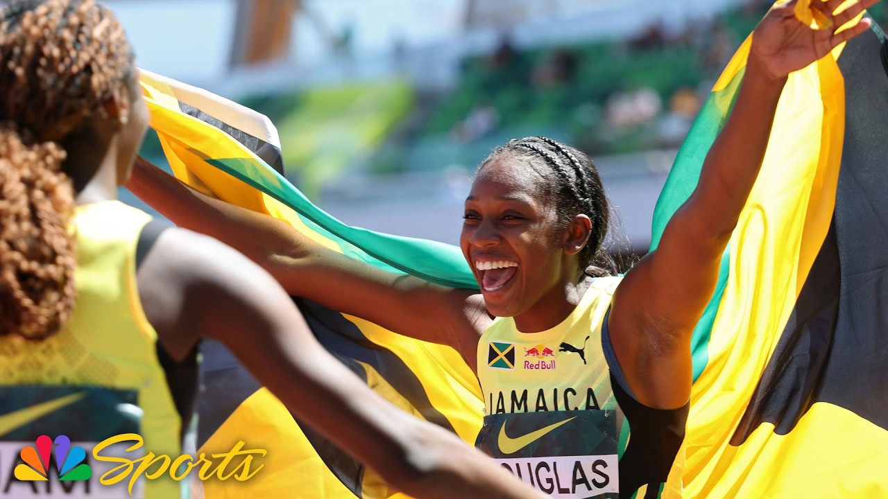 Jamaica takes gold, world lead in the U20 women's 4x100 at worlds | NBC Sports