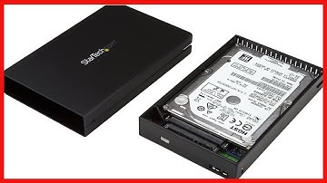 StarTech.com 2.5" SATA USB 3.1 Gen 2 Hard Drive Enclosure - w/ USB Type C and Type A Cables