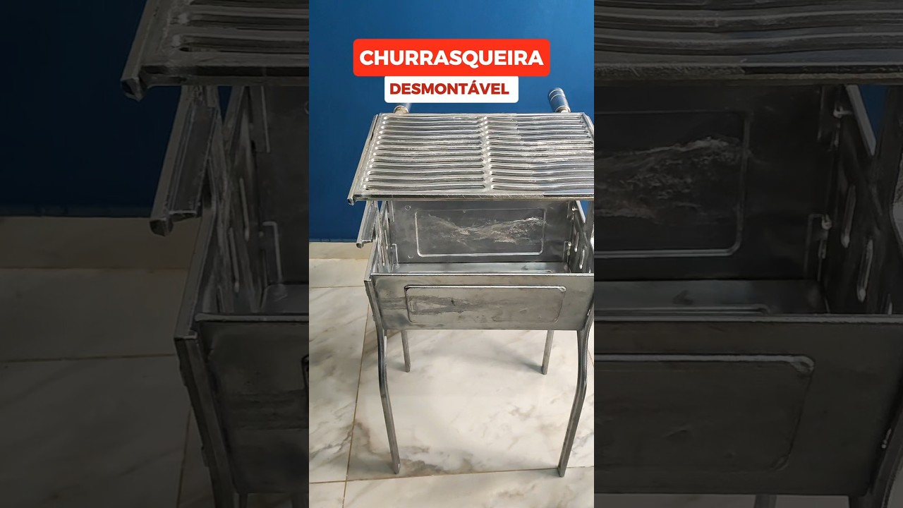 CHURRASQUEIRA DESMONTÁVEL / SUPER ECONÔMICA E PORTÁTIL