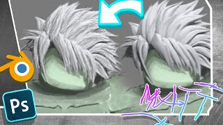 How To Make REALISTIC Hair In Photoshop | ROBLOX GFX TUTORIAL [READ DESC]