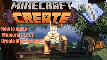 How to make custom recipes for Minecraft Java Create Mod (1.21.1)