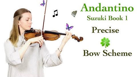 Andantino - Suzuki Book 1 - in performance tempo!