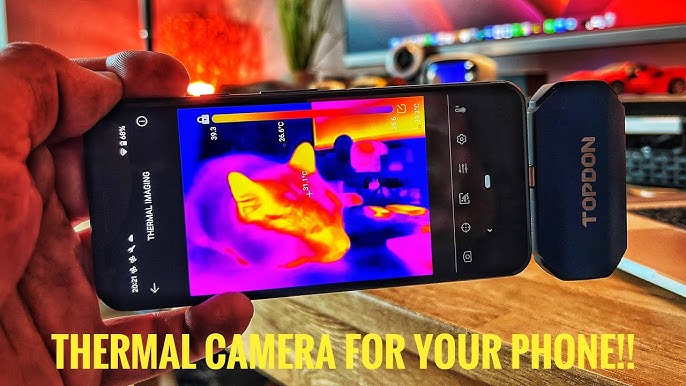 Infiray P2 Pro Thermal Camera for Phone Camera Thermals PCB Circuit  Industrial Test Floor Heating Pipe thermal imager