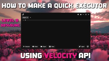How to make a quick roblox executor using Velocity API (Quorum) 98% sUNC - Level 8 (2025)