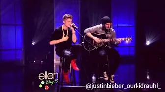 Justin Bieber as long as you love me live on Ellen DeGeneres show 2013 Justin Bieber as long as you love me live on Ellen DeGeneres show 2013