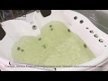 Heart Shaped ABS Two Person Whirlpool Massage Jetted Spa LED Hot Bath Tub Bathtub C 031 by Mesa