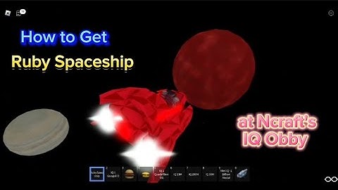 Hoe je het Ruby-ruimteschip 🚀 kunt krijgen bij Ncraft