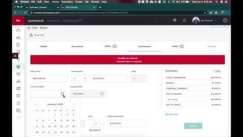 KW Command: Commissions