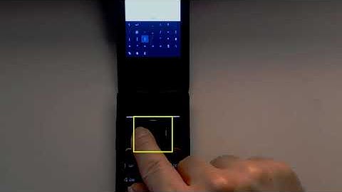 Nuu F4L - Accessing the symbols menu from the keypad