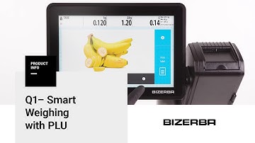 Smart Weighing with PLU – the Q1 800 Self-Service Scale