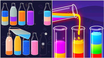 Water Sort Puzzle Gameplay 57, Android Games ios Walkthrough Simulator Think Brain